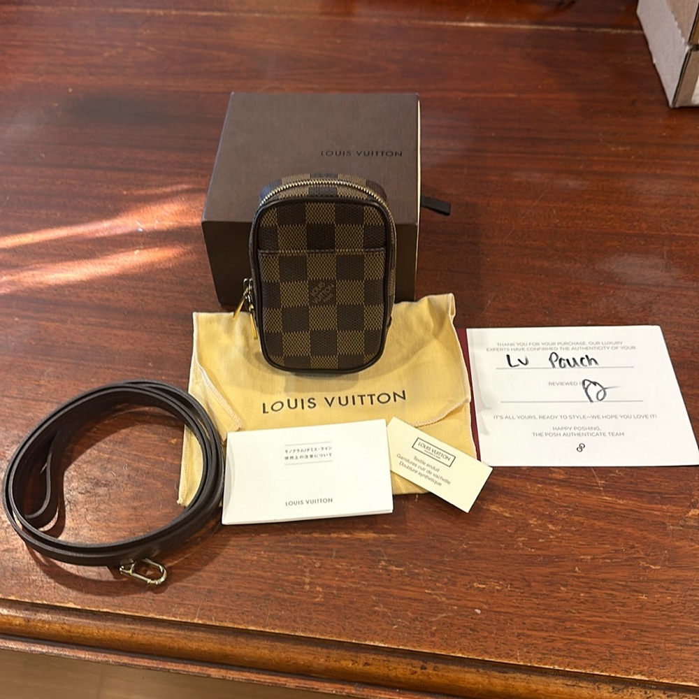 Louis Vuitton Damier Ebene Mini Etui Okapi